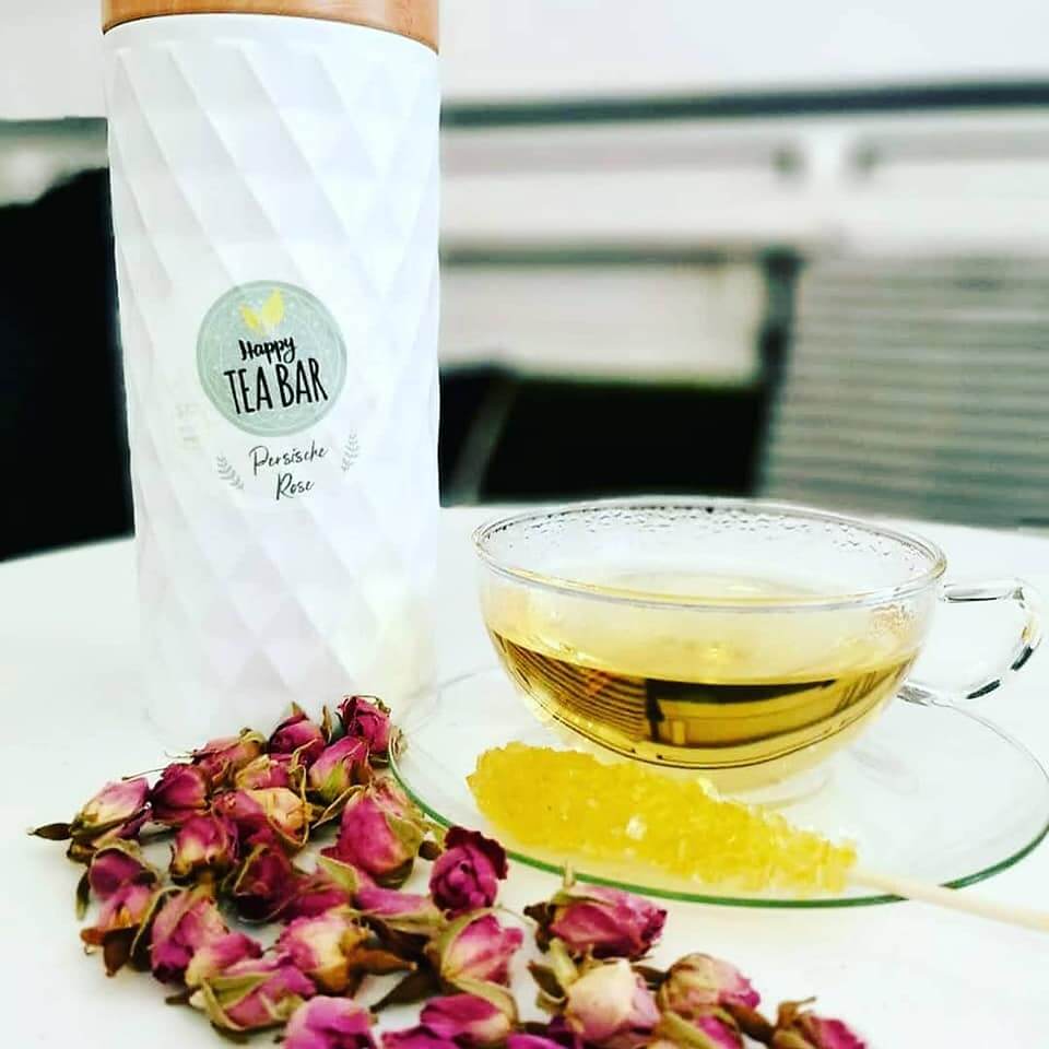 Persische Rose-Tees & Aufgüsse-Happy Tea Bar-Persische Blüten-tee-teetrinken-muenster