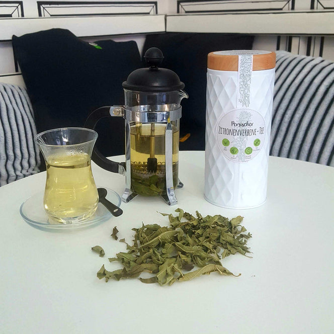 Persische Zitronenverbene-Tees & Aufgüsse-Happy Tea Bar-Persischer Tee-tee-teetrinken-muenster